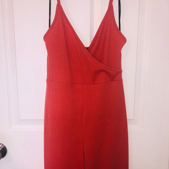 Orange Forever 21 romper - Picture 2 of 4